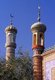 China: Minarets at the Altyn Masjid (Altyn Mosque), Yarkand, Xinjiang Province