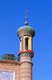 China: Minaret on the front gate of the Altyn Masjid (Altyn Mosque), Yarkand, Xinjiang Province